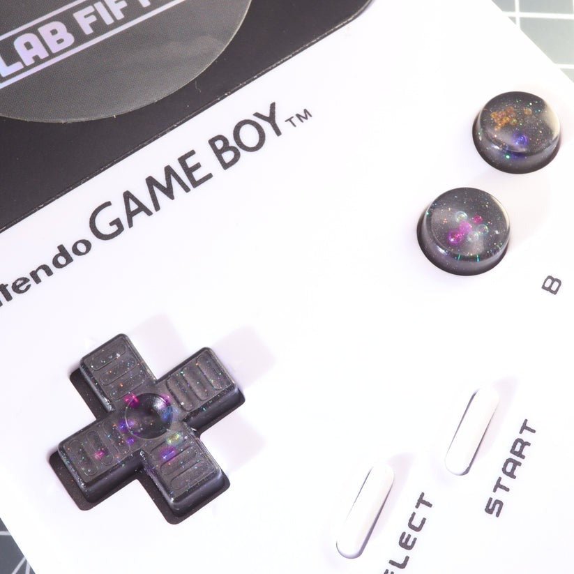 Visual Gameboy Buttons Custom resin buttons for Game Boy DMG - Solar System | Lab Fifteen Co