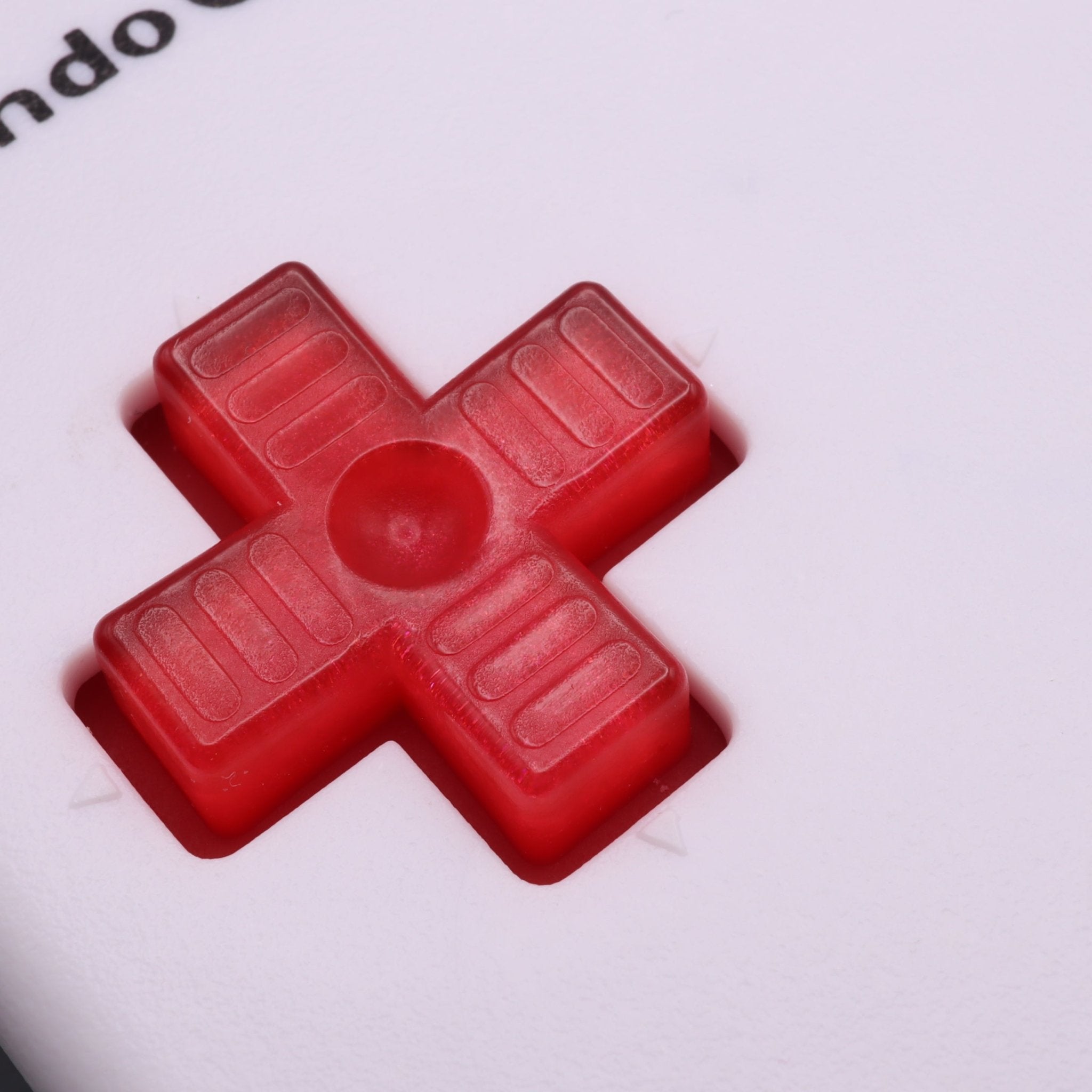 Hand cast resin buttons for Nintendo Game Boy Original DMG-01 (Game Boy Classic) - Strawberry candy | Lab Fifteen Co - 5