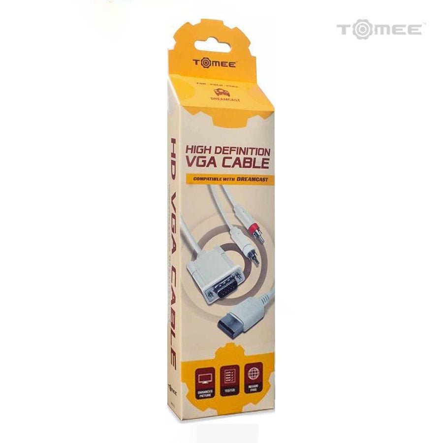 HD VGA cable for Sega Dreamcast High Definition Cable RCA lead | Tomee - 3