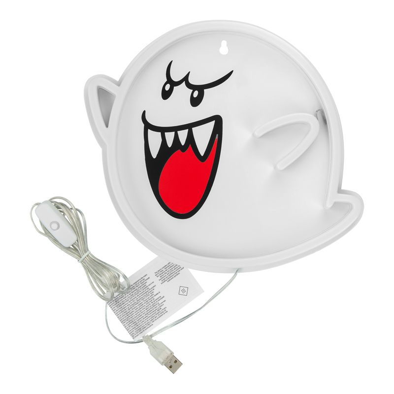 Super Mario Boo Wall Mountable LED Neon Light | Paladone