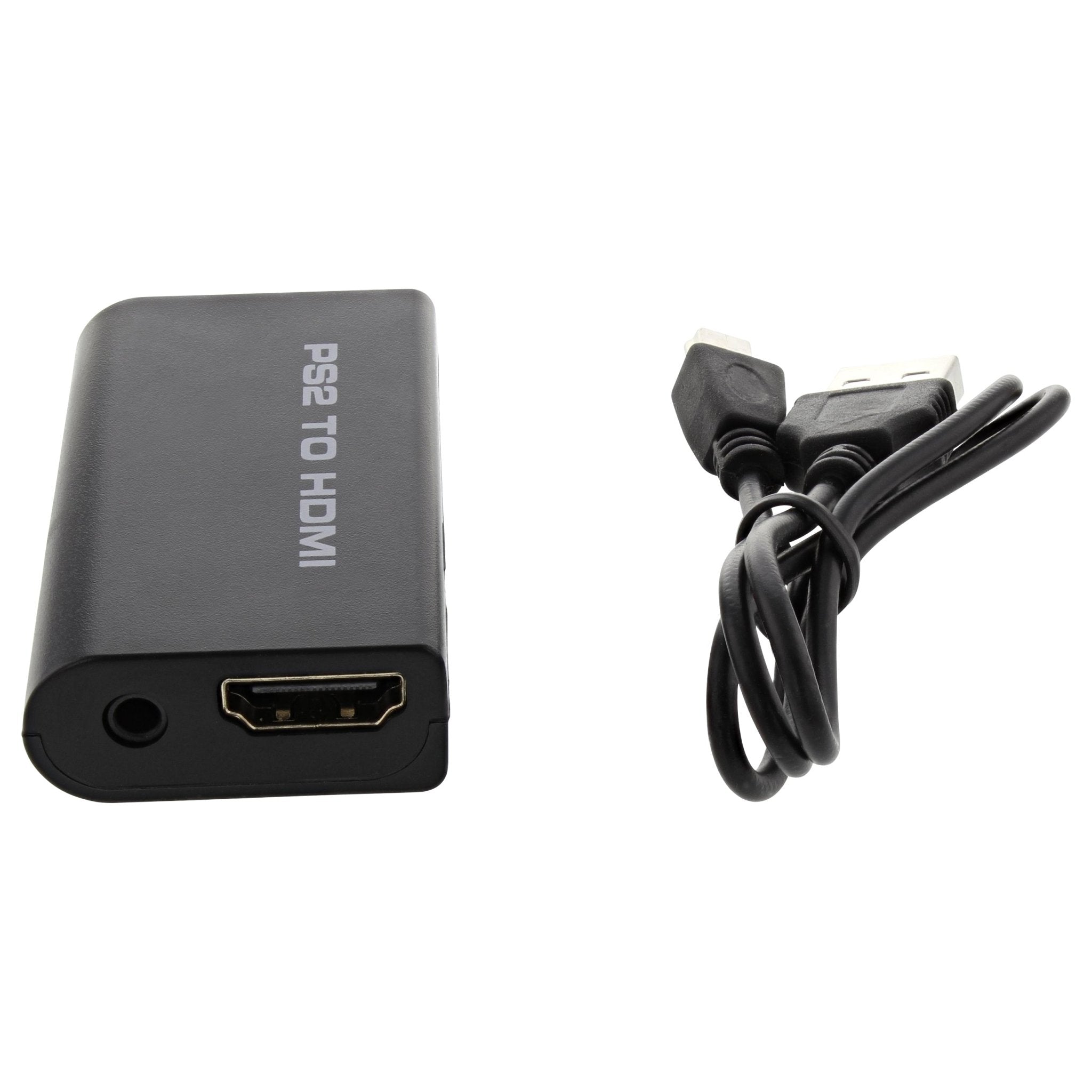 HDMI adapter for Sony PS2 PlayStation 2 console - black | ZedLabz - 4