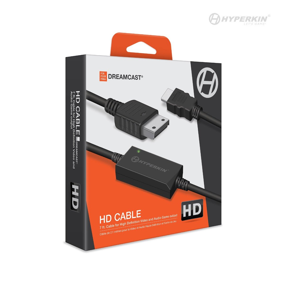 HDMI Adapter HDTV cable for Sega Dreamcast games consoles supports up to 480p | Hyperkin - 3