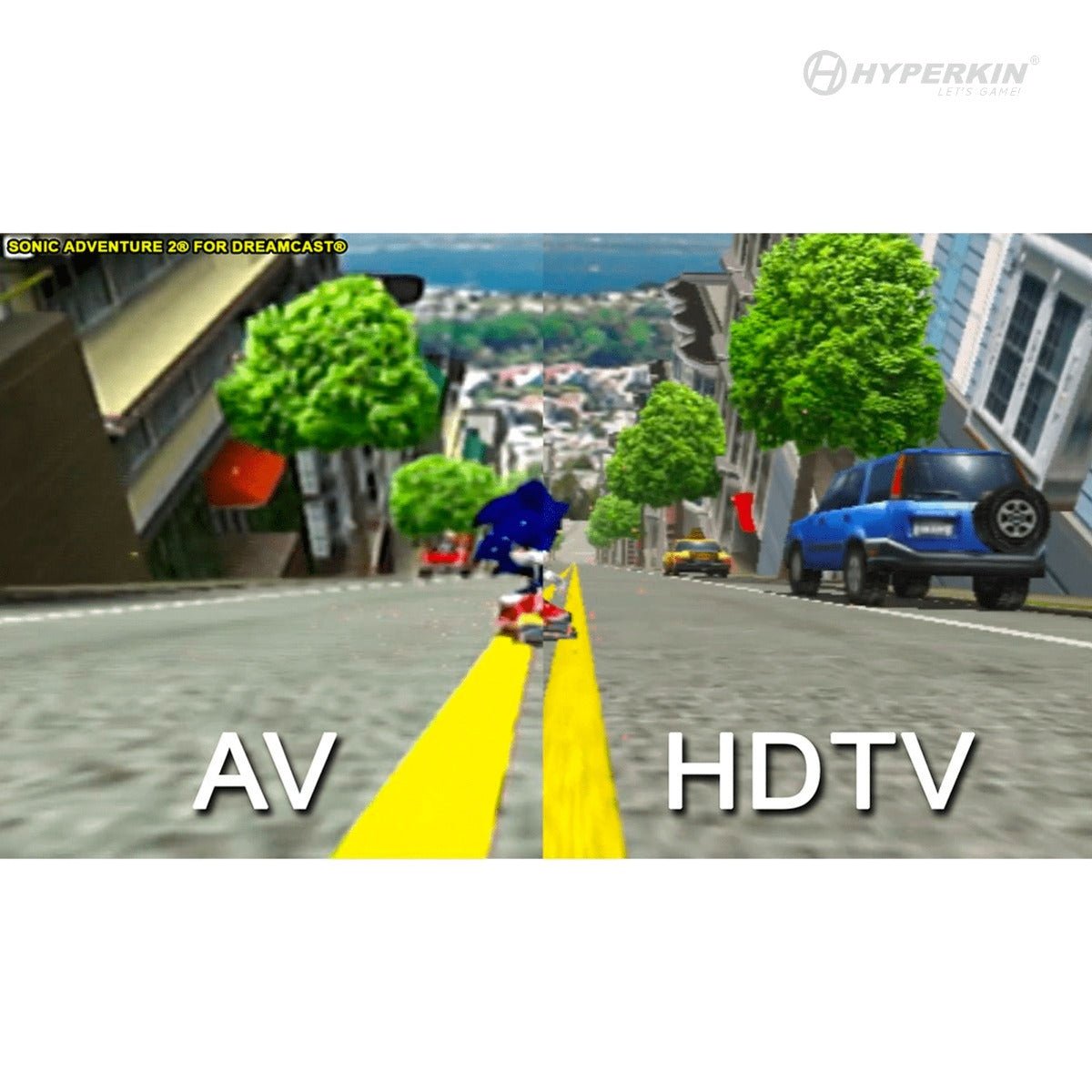 HDMI Adapter HDTV cable for Sega Dreamcast games consoles supports up to 480p | Hyperkin - 4