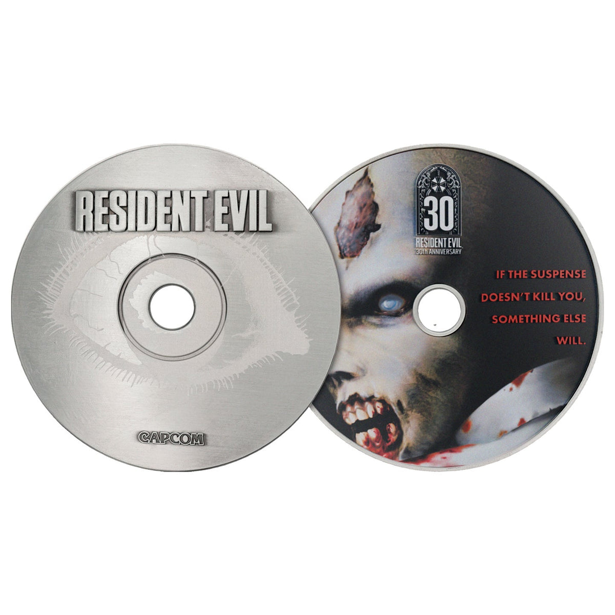 Resident Evil 30th Anniversary Limited Edition Metal CD-ROM Collectible | Fanattik