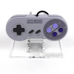 Display stand for Nintendo SNES controller - Frosted Clear | Rose Colored Gaming