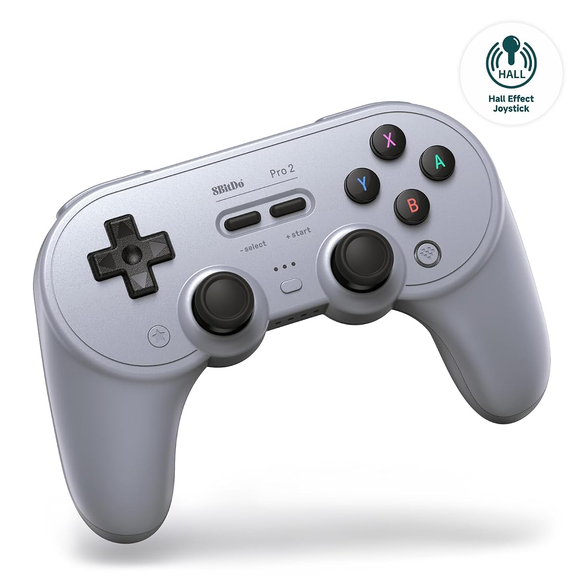 Pro 2 Bluetooth controller with Hall Effect sticks for Switch, Windows, macOS, Android & Steam Deck - G Classic Edition | 8BitDo