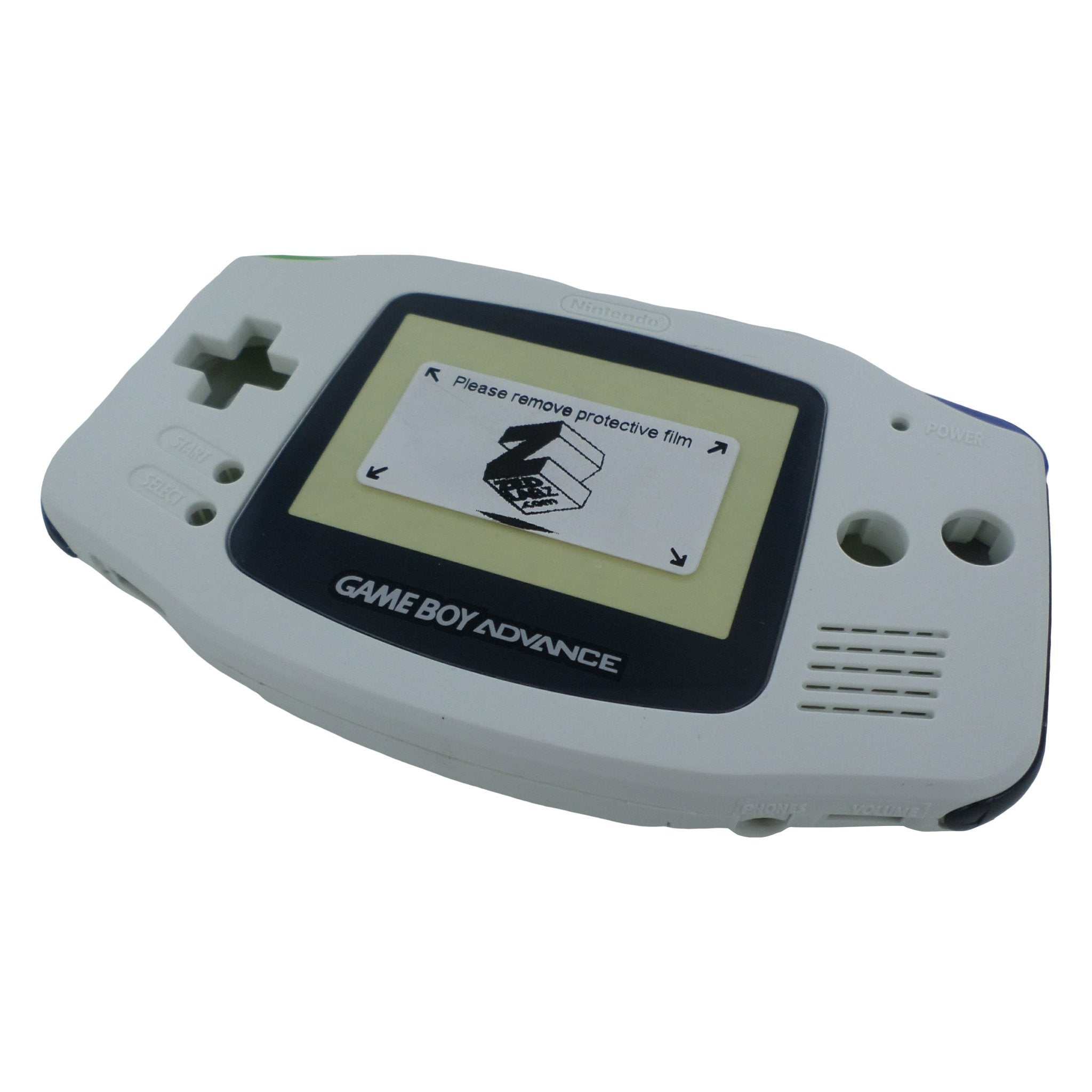 Housing shell for Game Boy Advance Nintendo mod kit replacement - White | ZedLabz - 1
