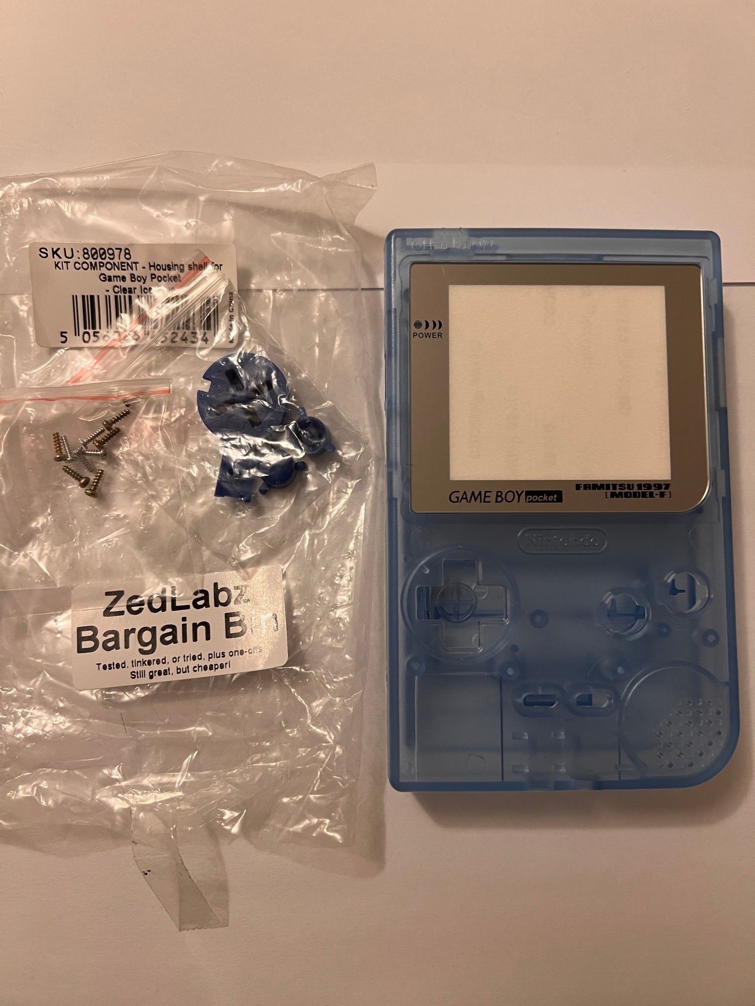 Housing shell for Game Boy Pocket - imperfect bargain bin | ZedLabz - 1