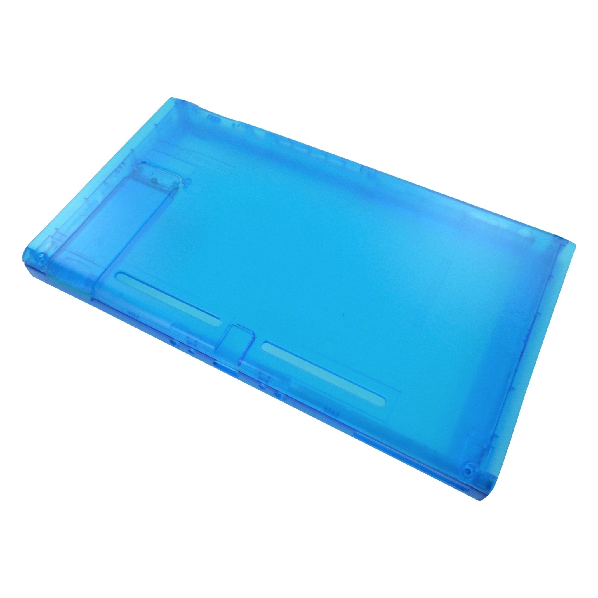 Housing shell for Nintendo Switch console with stand replacement hard casing front & back - Clear Blue | ZedLabz - 1