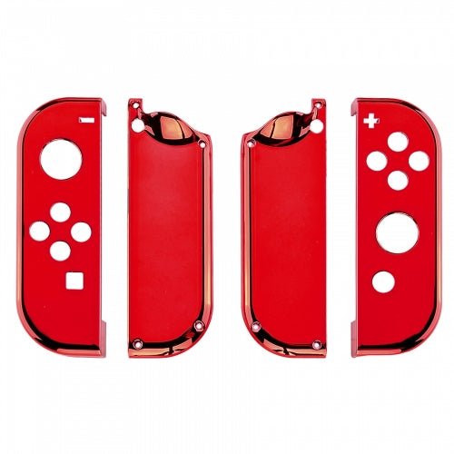 Housing shell for Nintendo Switch Joy - Con controller hard casing replacement - Chrome Red | ZedLabz - 1