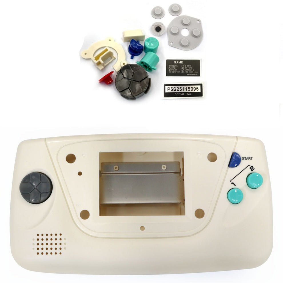 Game Gear shell kit - complete housing with buttons for Sega GG - Beige ...