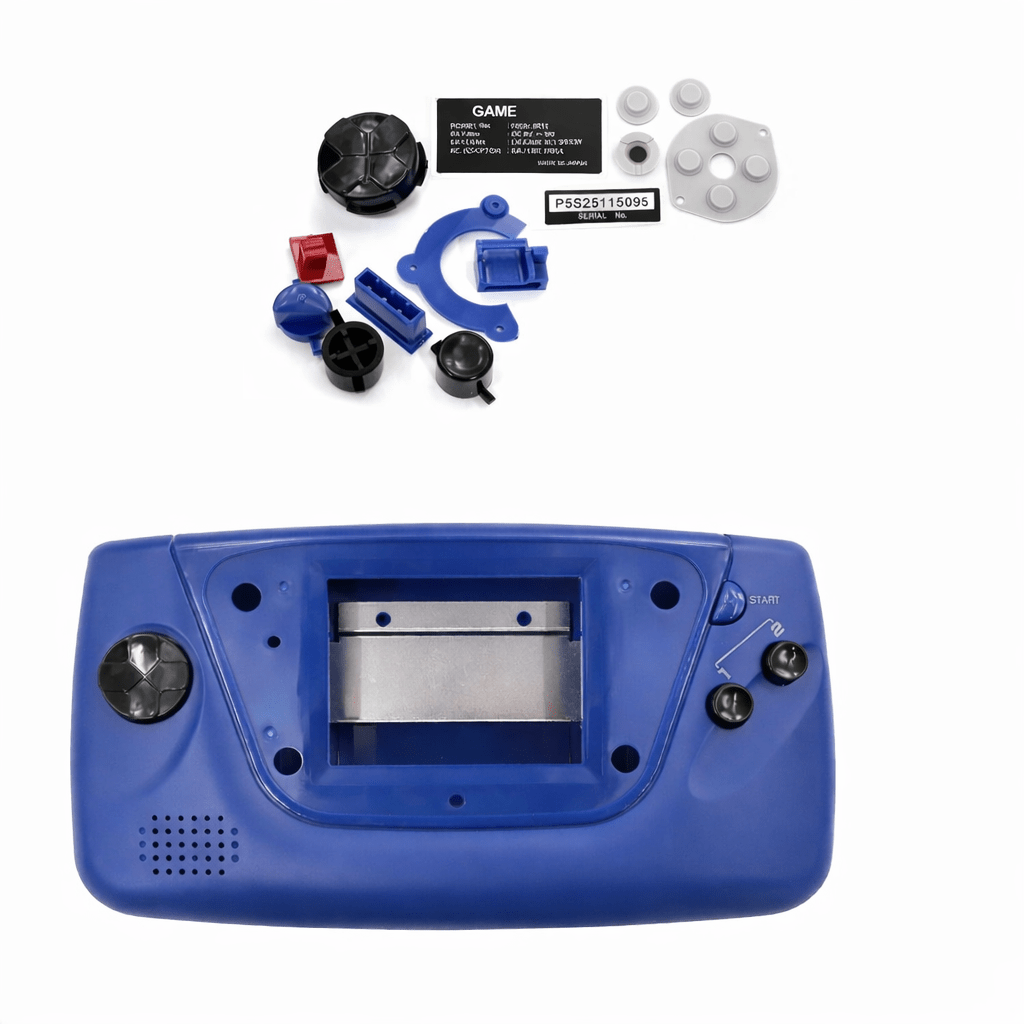Game Gear shell kit - complete housing with buttons for Sega GG - Blue ...