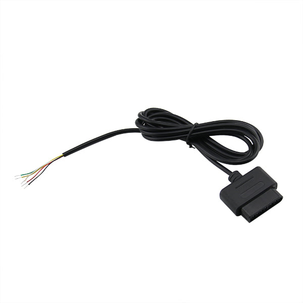 Cable for SNES Nintendo Controller 1.8M replacement - black | ZedLabz