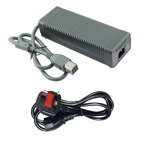 Power supply AC/DC adapter lead for Xbox 360 Original console UK plug | ZedLabz
