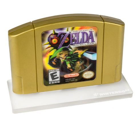 Cartridge display stand for Nintendo 64 N64 cart acrylic - Crystal Clear | Rose Colored Gaming