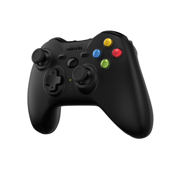 Hunter 360 wireless controller for Xbox 360 & PC - Black | Retro Fighters