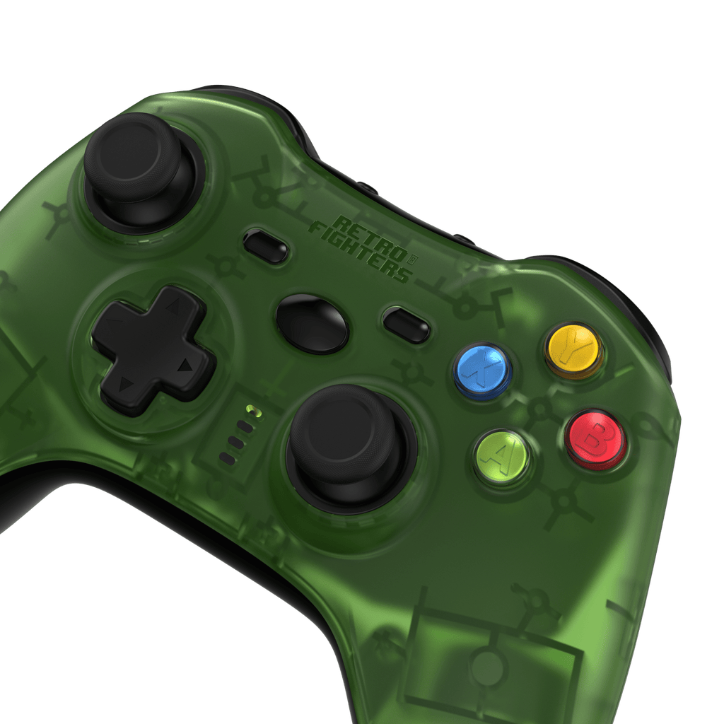 Xbox Hunting Controller Hunter 360 wireless controller for Xbox 360 & PC - Clear Green | Retro ...