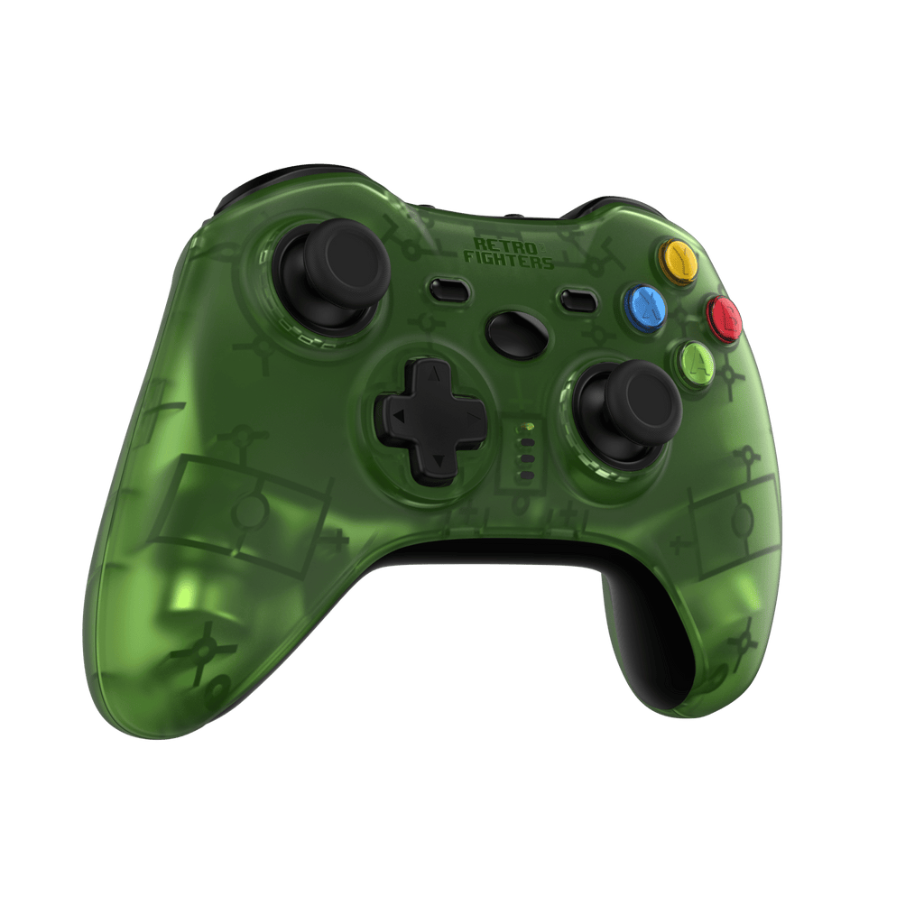 Xbox Hunting Controller Hunter 360 wireless controller for Xbox 360 & PC - Clear Green | Retro ...