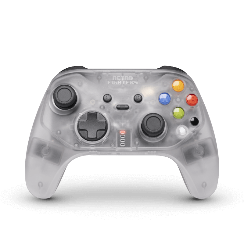 Hunter wireless 2.4G controller for Original Xbox - Clear | Retro Fighters