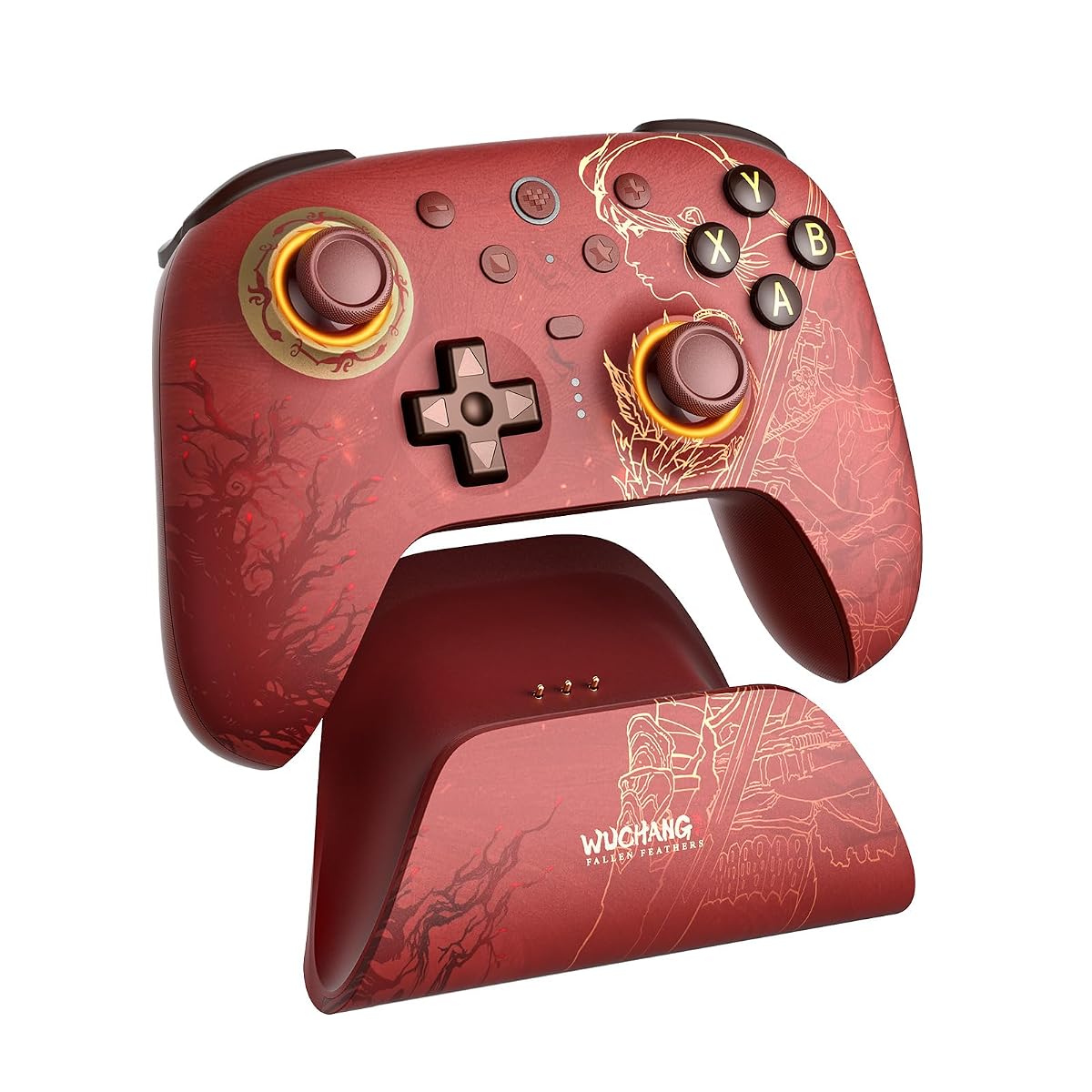 Ultimate 2 2.4G wireless controller with TMR sticks & charging dock for Windows & Android - WUCHANG: Fallen Feathers Edition | 8BitDo
