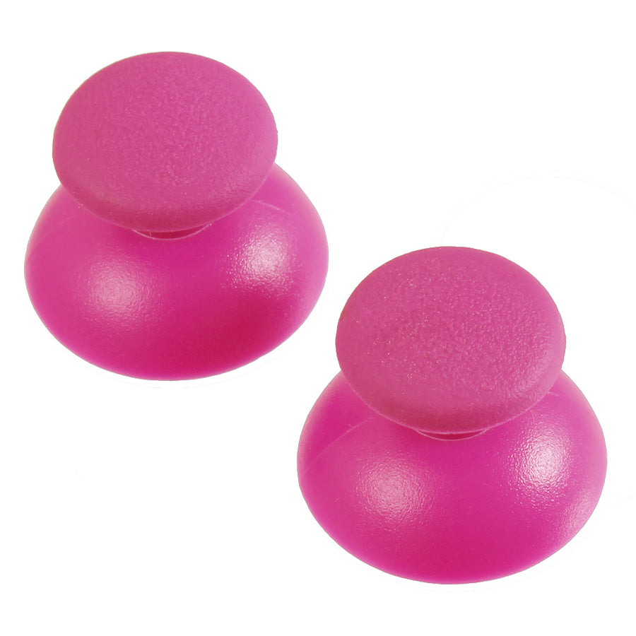 Thumbsticks for Sony PS3 controllers analog rubber convex replacement - 2 pack pink | ZedLabz