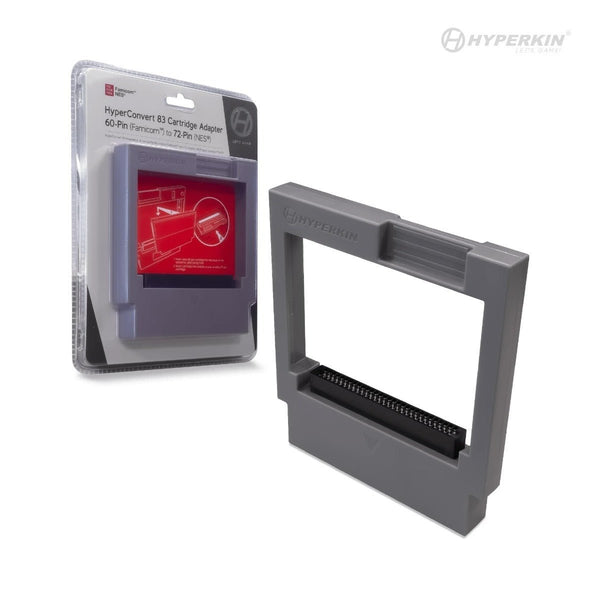 HyperConvert 83 cartridge adapter 60 to 72 Pin for Famicom cartridges to NES Nintendo consoles | Hyperkin