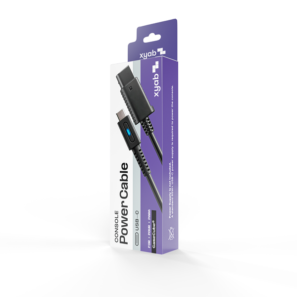 6ft USB-C power cable for Nintendo GameCube console | XYAB