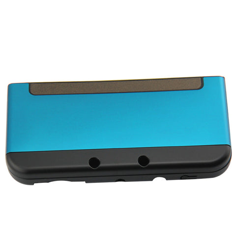 Hybrid case for New 3DS Nintendo console protective aluminium cover - Blue | ZedLabz
