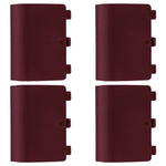 Replacement Battery Door For Microsoft Xbox One Controllers - 4 Pack Red Wine | ZedLabz