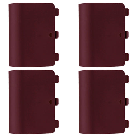 Replacement Battery Door For Microsoft Xbox One Controllers - 4 Pack Red Wine | ZedLabz