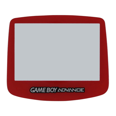 Replacement screen lens for Nintendo Game Boy Advance plastic cover - Blood Red | ZedLabz