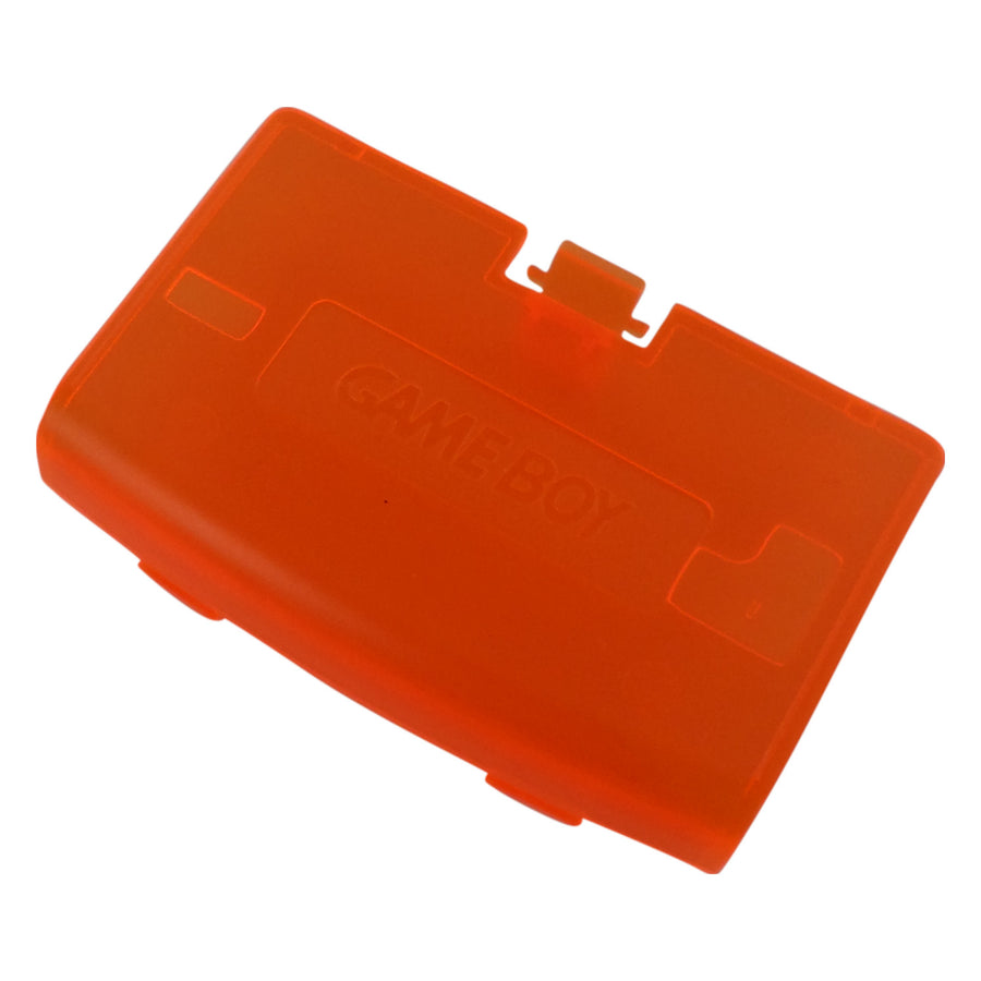 Replacement Battery Cover Door For Nintendo Game Boy Advance - Clear Orange | ZedLabz