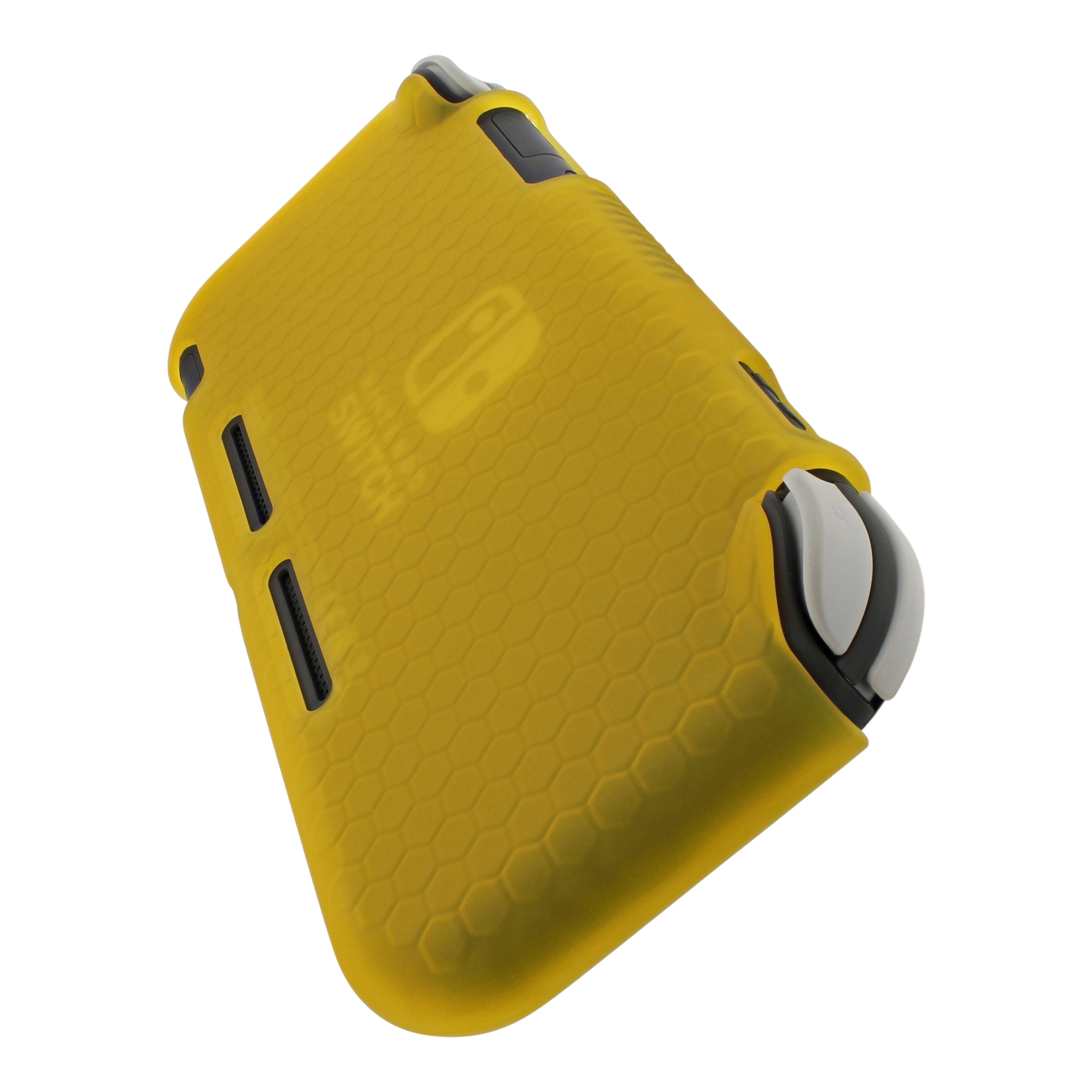 Flexi gel protective case for Nintendo Switch Lite (2019 model) premium soft TPU shock absorbing bumper protector cover – Yellow | ZedLabz