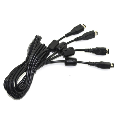 Link cable for Nintendo Game boy Advance and Advance SP 4 player adapter lead replacement - 1.2m black | ZedLabz