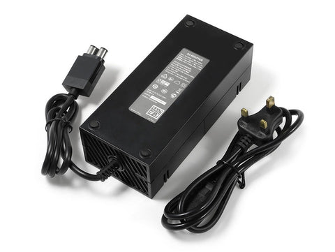 AC power charger adapter for Microsoft Xbox One UK Plug replacement - Black | ZedLabz