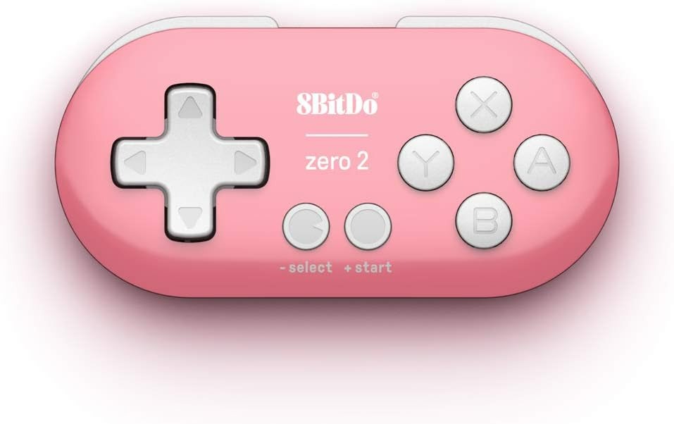 Zero 2 mini Bluetooth controller for Switch, Windows, macOS & Android - Pink Edition | 8BitDo