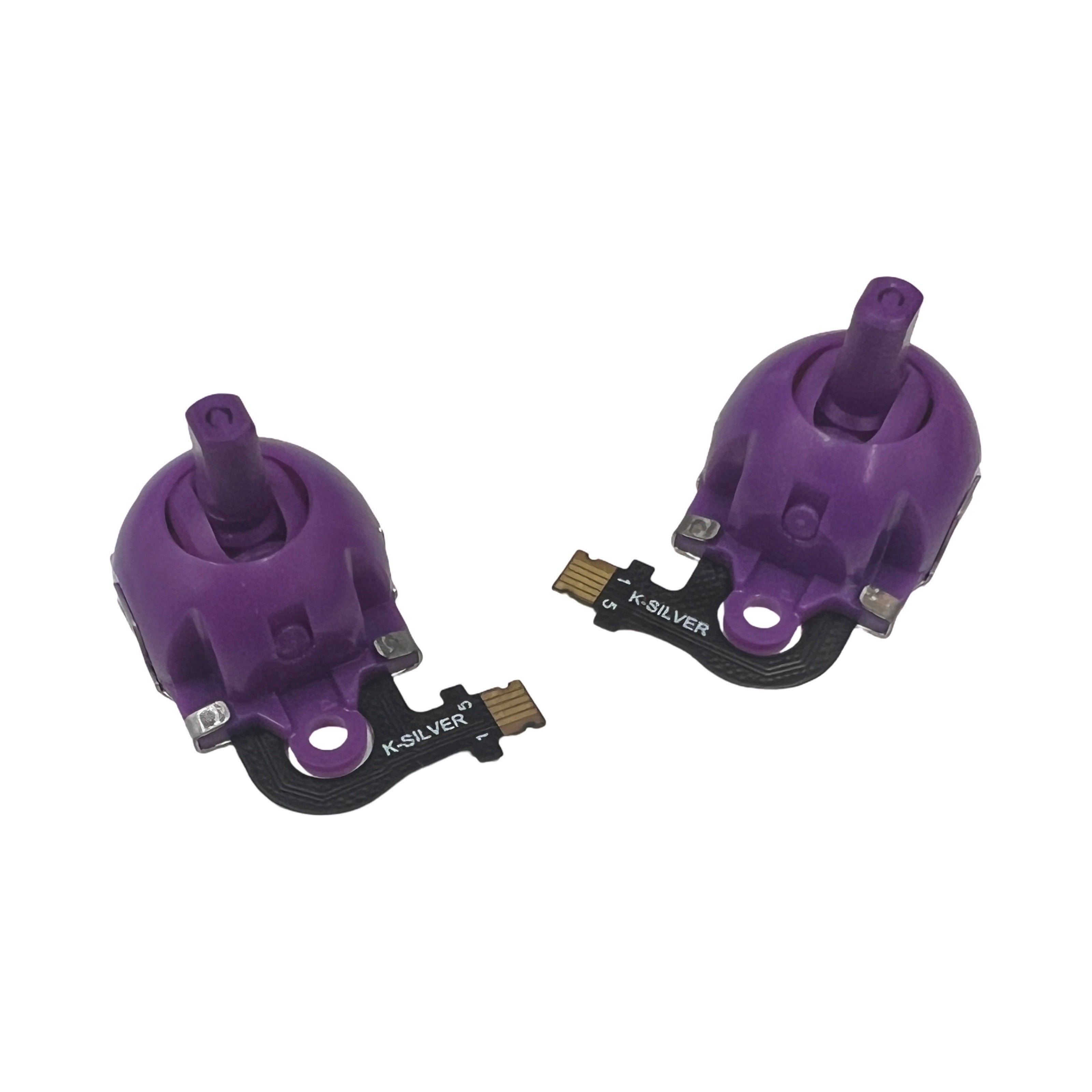 Capacitive analog joystick module replacement for PlayStation Portal & PS VR2 Sense - 2 pack purple | K-Silver