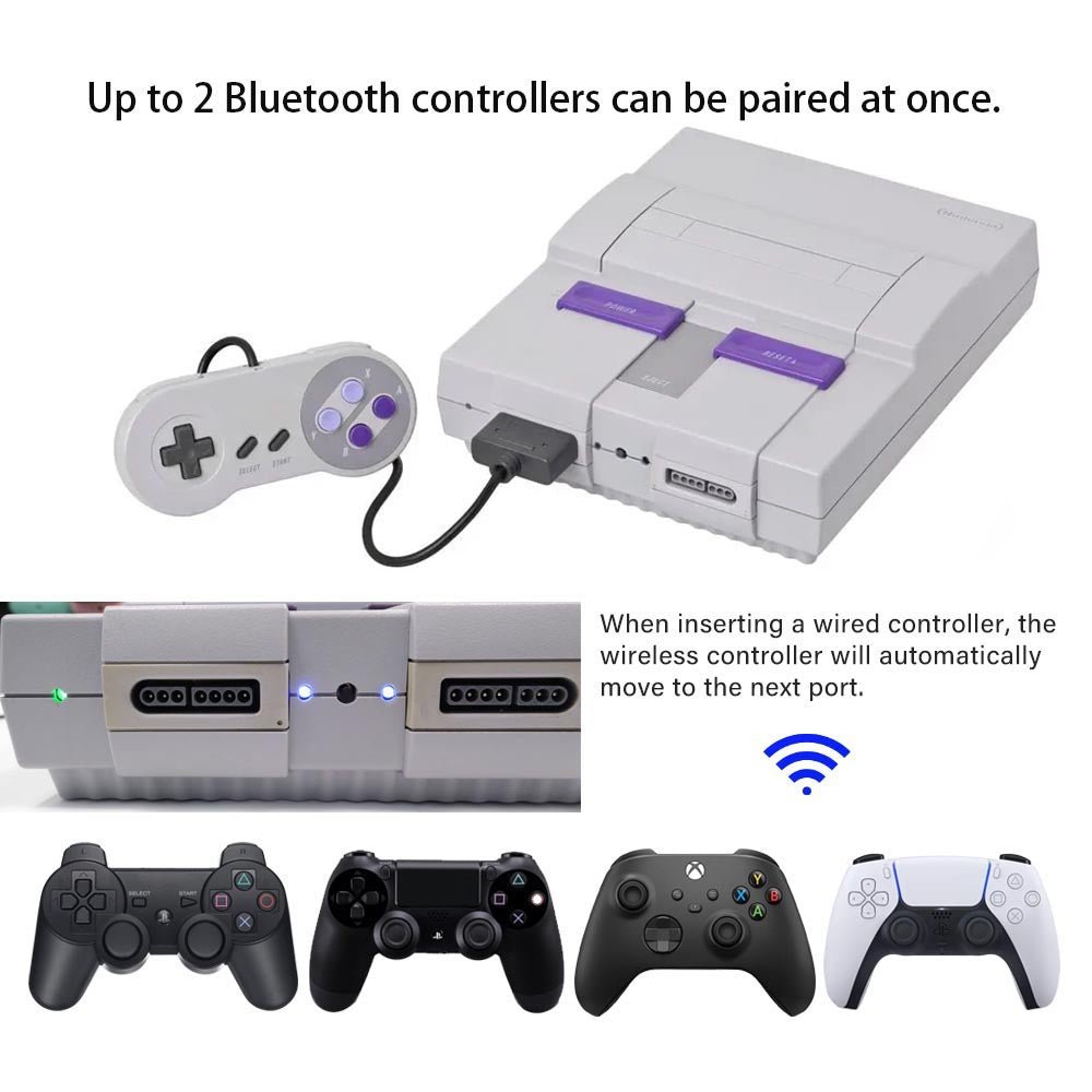Internal wireless controller adapter for SNES (US) | Hispeedido iBlueControlMod - 2
