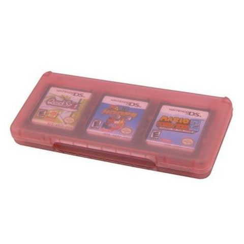 Game case for 3DS 2DS DS Lite DSi XL Nintendo card cartridge storage 6 in 1 - Pink | ZedLabz