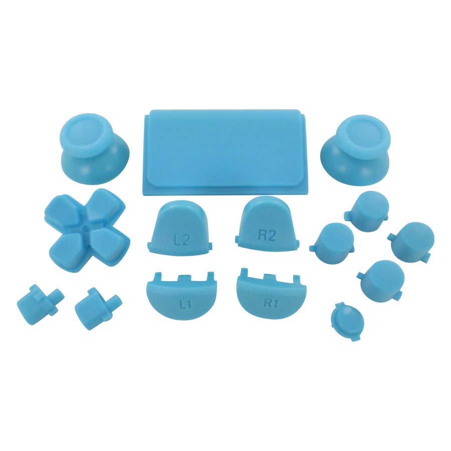 Replacement Button Set For Sony PS4 Pro JDS-040 Controllers - Light Blue | ZedLabz