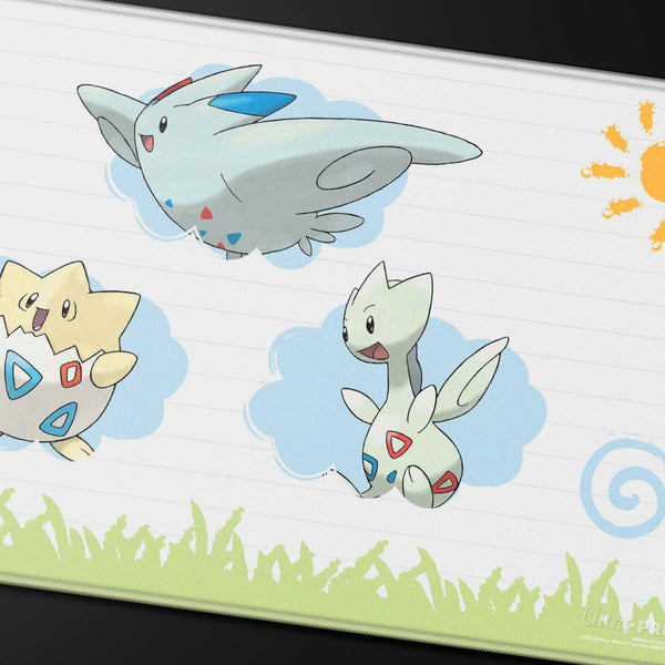 Pokémon TCG Togepi Evolutions stitched playmat 24 x 13.5 inch (61 x 34cm) officially licensed | Ultra PRO
