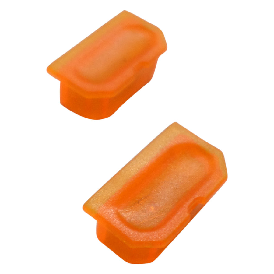 Replacement Dust Cap Cover for Game Boy DMG-01 Link port - Clear Orange | ZedLabz