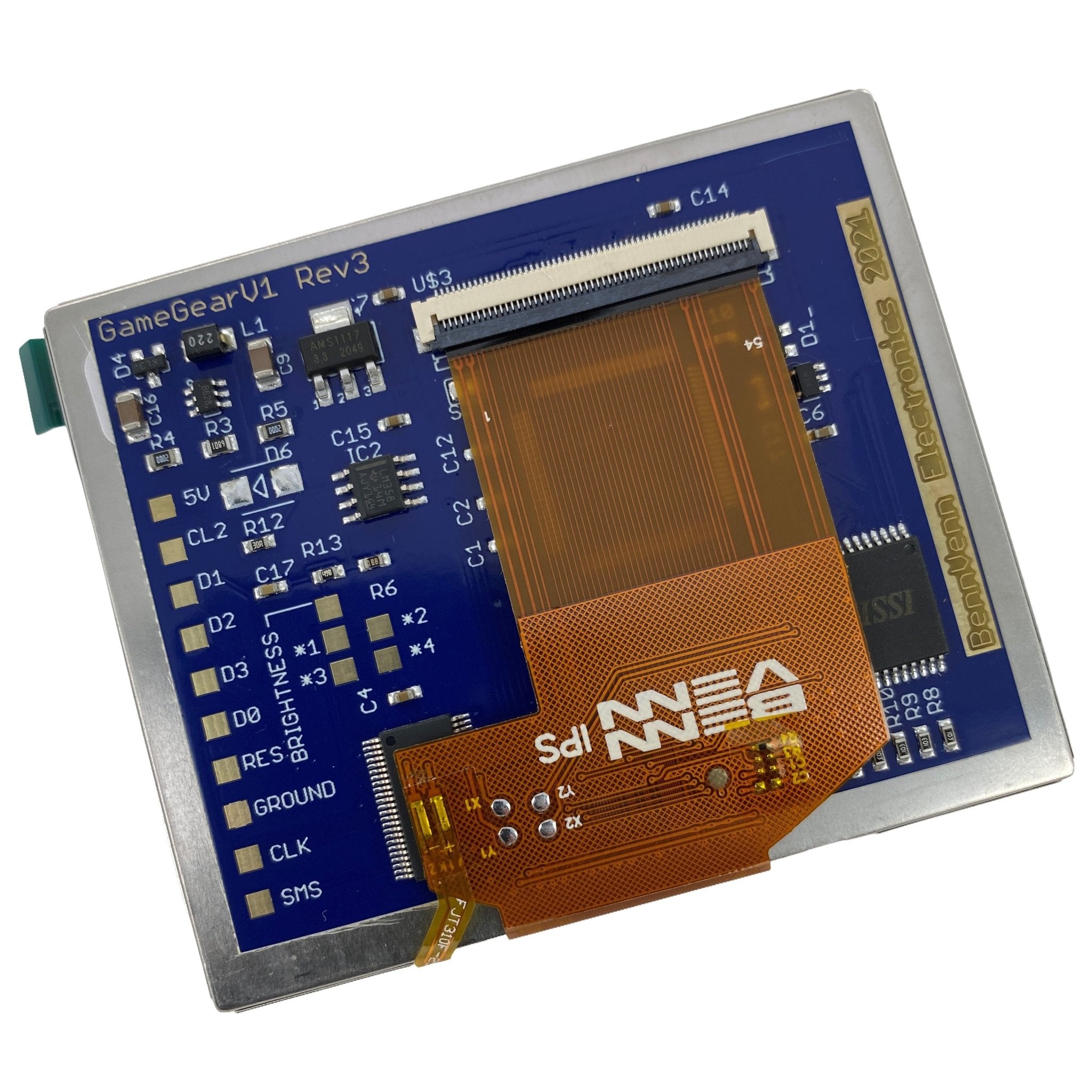 IPS LCD upgrade mod kit for Sega Game Gear handheld console VA4 / VA5 Majesco | BennVenn - 3