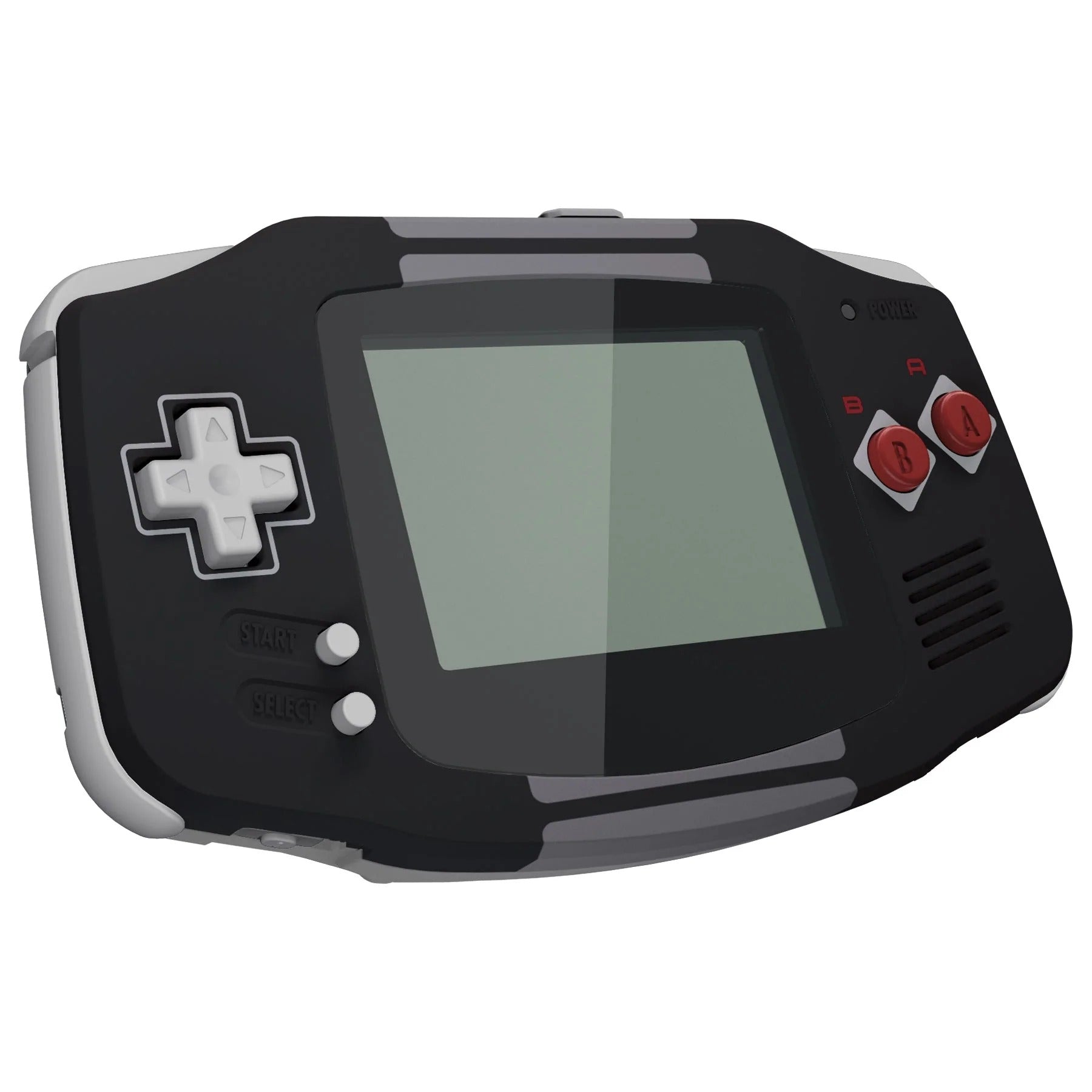 IPS ready shell for Nintendo Game Boy Advance custom modified replacement housing kit supports IPS & Original screens - NES Style GBA AGB | eXtremeRate - 4