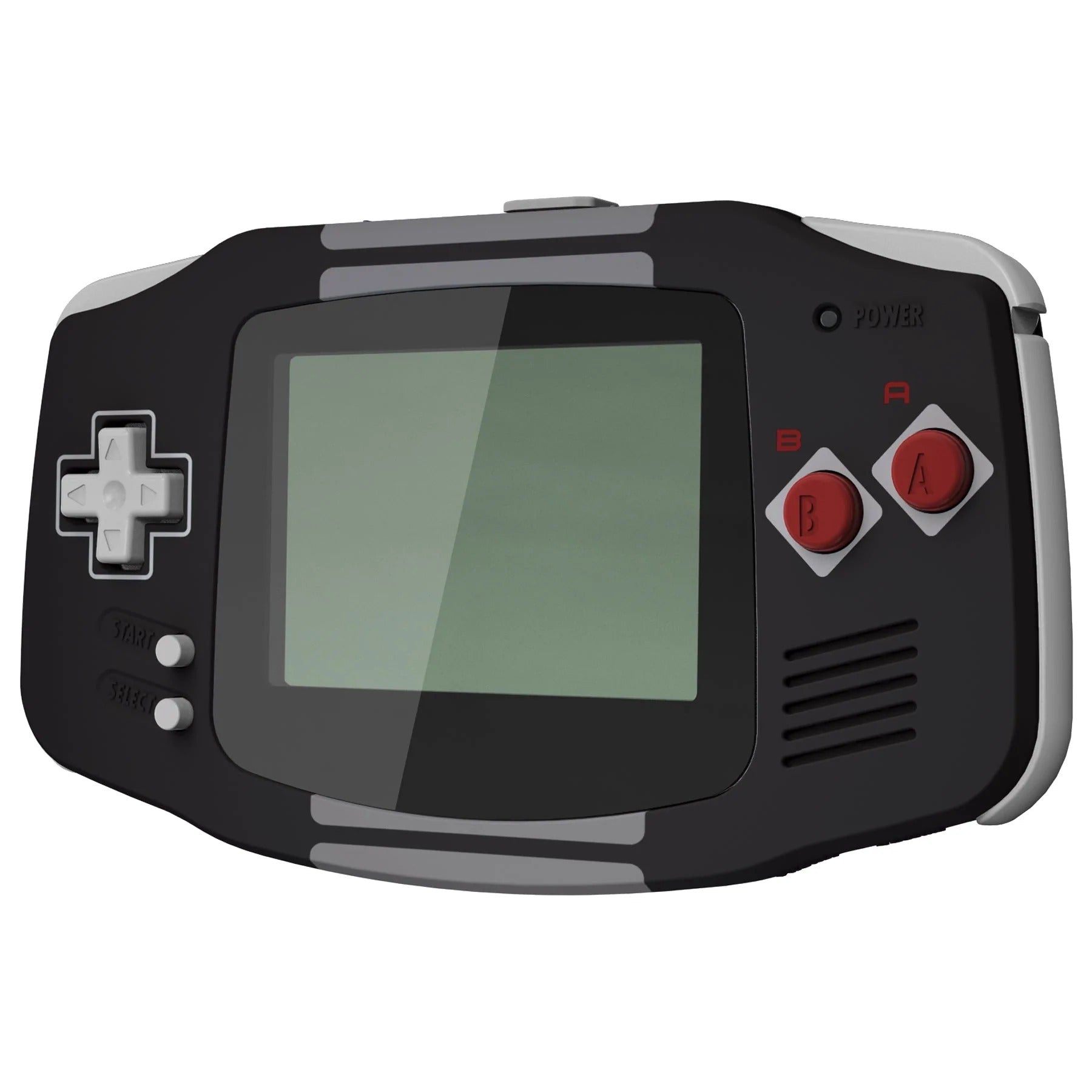 IPS ready shell for Nintendo Game Boy Advance custom modified replacement housing kit supports IPS & Original screens - NES Style GBA AGB | eXtremeRate - 5
