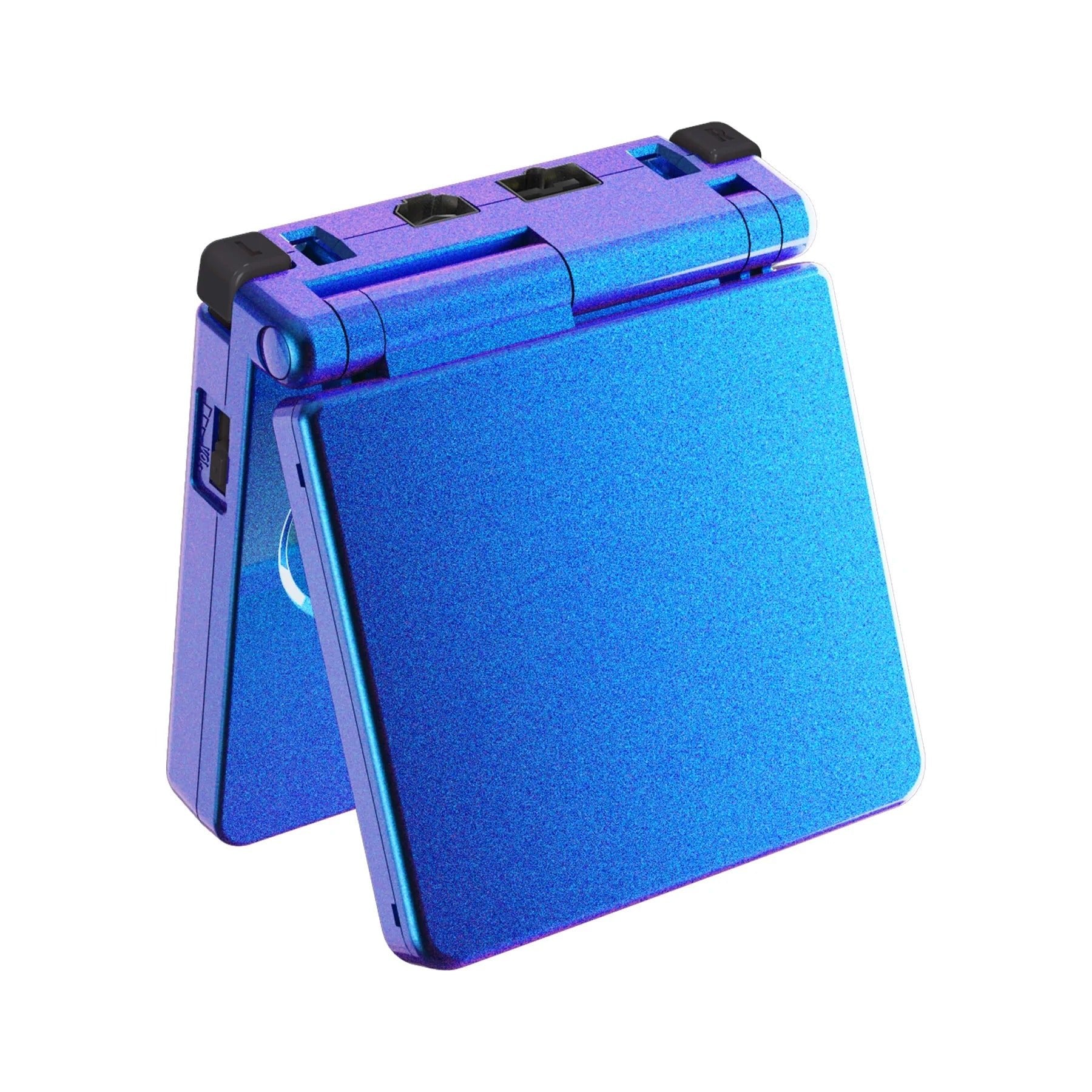 IPS ready shell for Nintendo Game Boy Advance SP custom modified replacement housing supports IPS & Original screens - Chameleon Purple Blue AGS GBA SP | eXtremeRate - 2