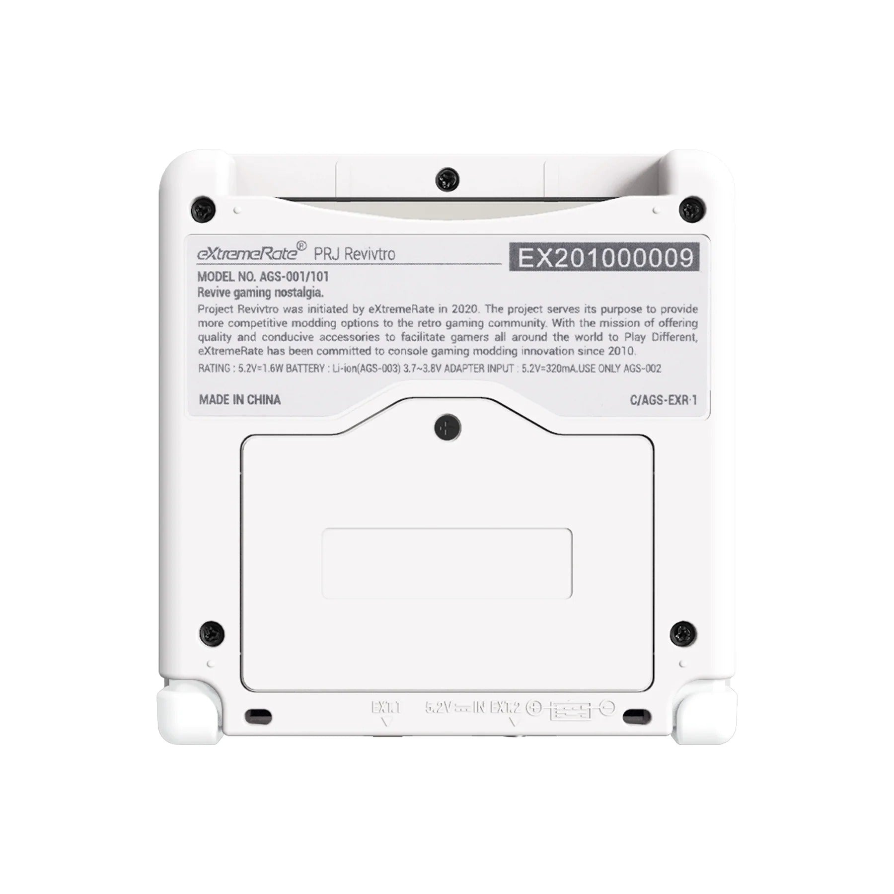IPS ready shell for Nintendo Game Boy Advance SP custom modified replacement housing supports IPS & Original screens - Great Wave AGS GBA SP | eXtremeRate - 3