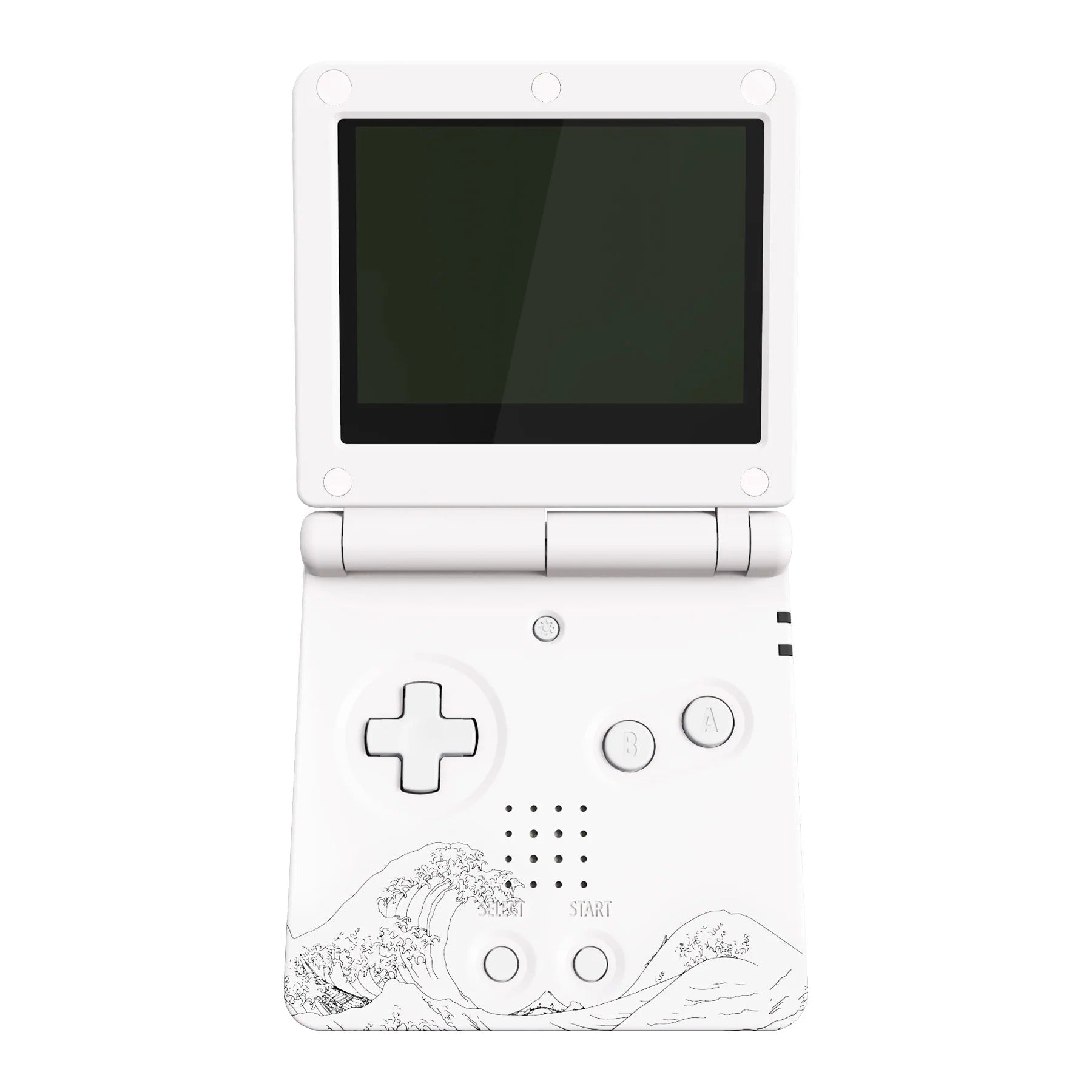 IPS ready shell for Nintendo Game Boy Advance SP custom modified replacement housing supports IPS & Original screens - Great Wave AGS GBA SP | eXtremeRate - 4