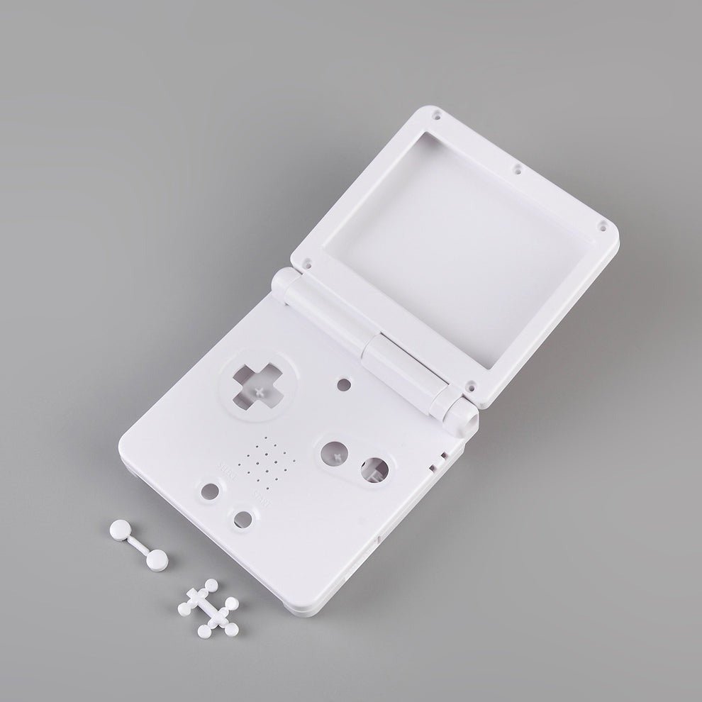 IPS ready shell for Nintendo Game Boy Advance SP modified no cut replacement housing GBA SP AGS - Mirror clear | Funnyplaying - 15