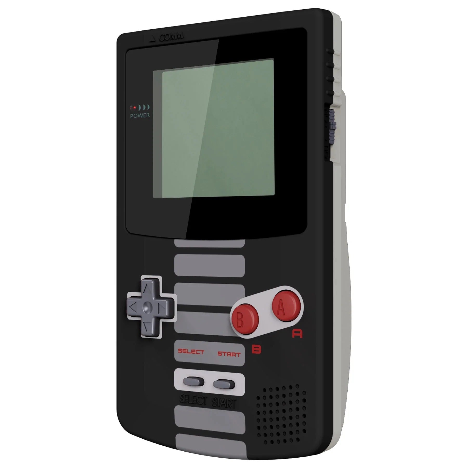IPS ready shell for Nintendo Game Boy Color custom modified replacement housing kit supports IPS, OSD IPS & Original screens - NES style GBC CGB | eXtremeRate - 5